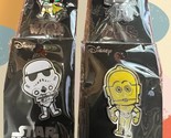 4 NEW Disney Star Wars COLLECTION Enamel Pin by Monogram - £47.48 GBP