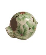Vtg Ardalt Japan Hand Painted Porcelain Ball Ashtray Multi-flowers Rare! - £26.62 GBP