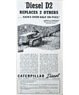CATERPILLAR DIESEL -  D2 - REPLACES 2 OTHERS -SAVE ON FUEL 1941 Vintage ... - $11.67