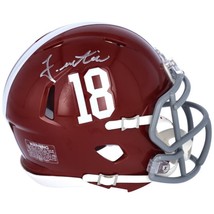 John Metchie Autographed Alabama Crimson Tide Mini Speed Helmet Fanatics - £56.96 GBP