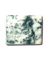46.78 Carats TCW 100% Natural Beautiful Tree Agate Square Cabochon Gem b... - $306.83 MXN