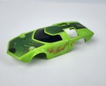 Aurora T-jet Slot Car Body only Lime Green &quot; Too Much&quot;  HO Scale Glitter... - $19.79