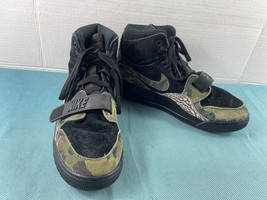 Nike Air Jordan Sneakers Men 9M Legacy 312 Running Shoe Black Green Camo... - $54.27
