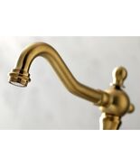 Kingston Brass KS1977AX 8 in. Widespread Bathroom Faucet, Brushed Brass,... - $193.05