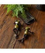 Lounging Garden Frog Figurine (Set of 2) - $1,151.20 MXN