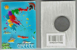 Greece raised Resin Souvenir Fridge Magnet - £8.74 GBP