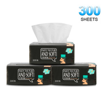 4 Layers 300 Sheets Household Pure Wood Pulp Paper Towel Disposable Dinn... - £6.18 GBP