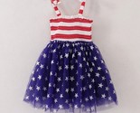 NEW Boutique 4th of July Girls Smocked Patriotic Stars &amp; Stripes Tutu Dress - $5.99+