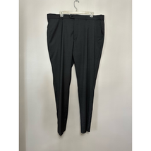 Penguin Mens Osmans Dress Pants Gray Pockets Wool Blend Zip Mid Rise 40x... - $34.27