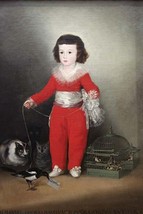 Manuel Osorio Manrique de Zu??iga, A child with his pets 20 x 30 Poster - £20.41 GBP