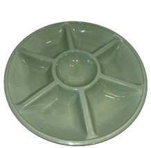 Party Special Ocassion Dip Veggie Snack 14”  Green Tray Platter NEW24HR ... - $14.73