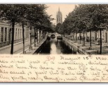Old Delft and Old Church Holland Netherlands UNP UDB Postcard S17 - $4.90