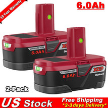 2X 6.0Ah for Craftsman C3 XCP Lithium 19.2V Battery 11375 130279005 PP2030 35702 - $84.99