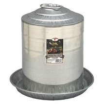 5 Gallon Double Wall Metal Poultry Fount Little Giant Double Wall Metal Poultry - £57.51 GBP