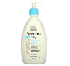 Aveeno, Baby, Daily Moisture Lotion, Fragrance Free, 12 fl oz (354 ml) - £25.94 GBP