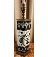 Antique Old Chinese Asian 6 Sided China Art Pottery Vase Urn Lamp Dragon... - $5,579.31 MXN