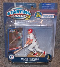 2001 Starting Lineup MLB St Louis Cardinals Mark McGwire Figure New In Package - £17.37 GBP