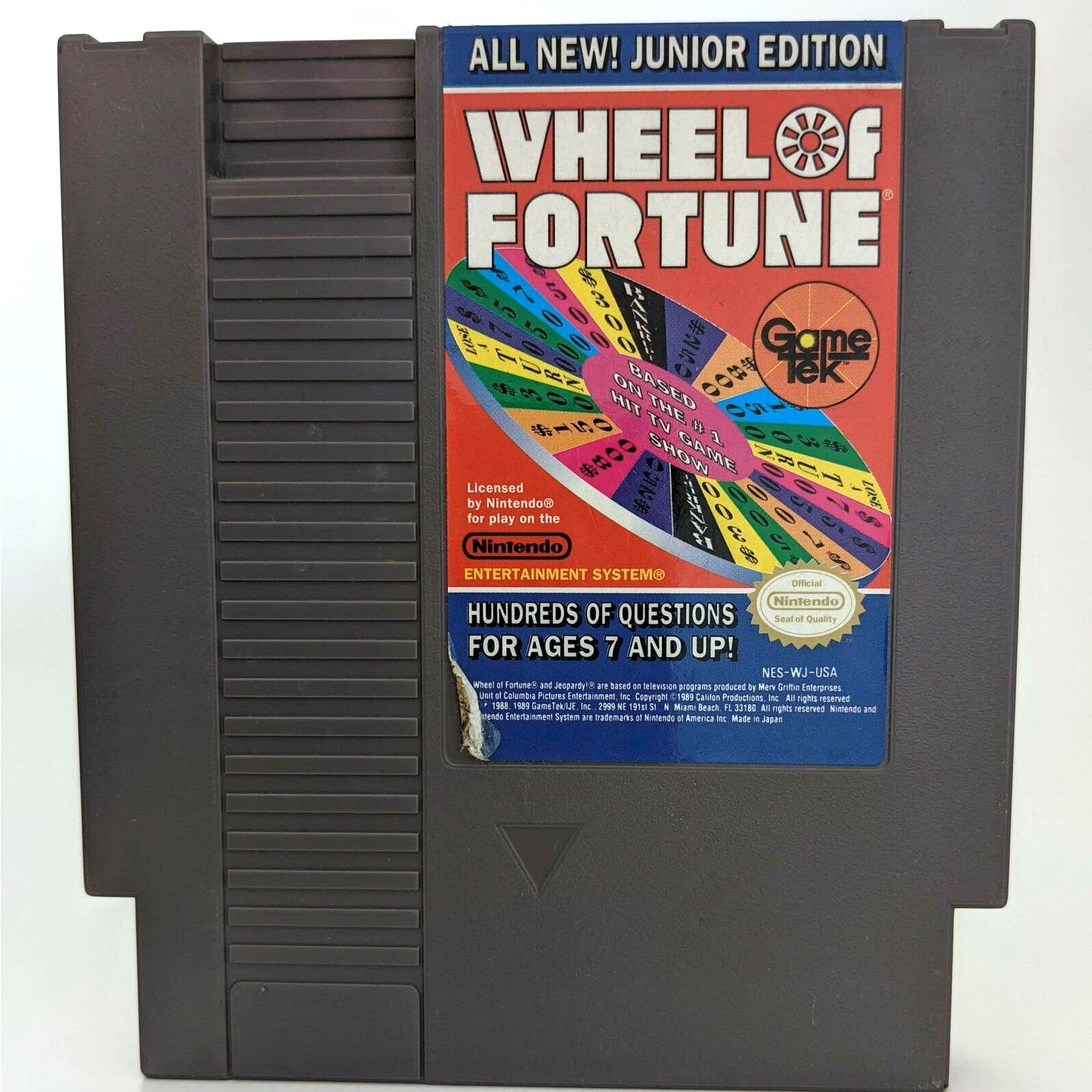 Primary image for Wheel of Fortune Junior Edition (NES) - Loose (GameTek, 1989)
