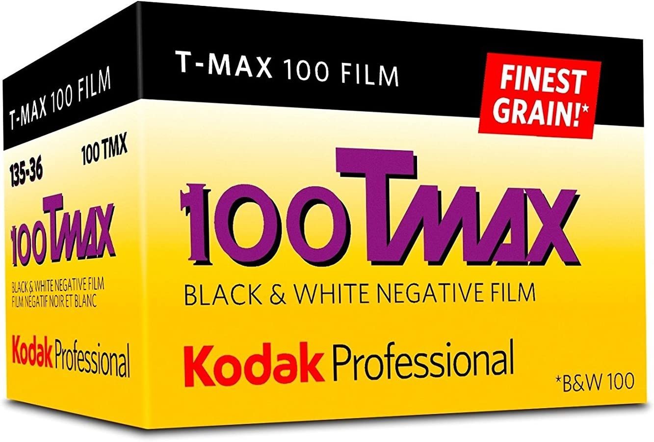 Primary image for Kodak Professional 100 Tmax Black And White Negative Film (Iso 100) 35Mm, Pack