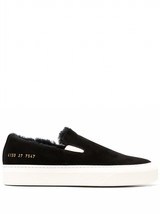 Common Projects suede with shearling slip on sneakers for women - $288.00