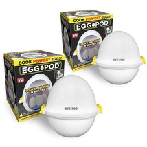 EGG POD by Emson Microwave Hardboiled Egg Maker, Cooker, Boiler &amp; Steame... - £44.02 GBP