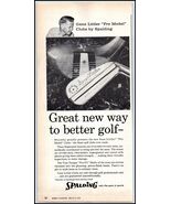 1950s Spalding &quot;Gene Littler&quot; Pro Model Golf Clubs PRINT AD &quot;Synchro-Dyn... - $10.69 CAD