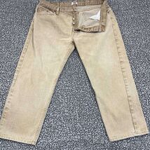 Levi&#39;s 501 Jeans Men 40x27 Brown Straight Leg Button Fly Denim Pants Poc... - $418.20 MXN