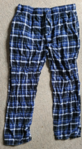 Men&#39;s Fruit of the Loom Pajama Pants Size Large (36-38) Blue Black White... - $9.99