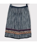 ANTHROPOLOGIE Edme &amp; Esyllte Berriboned Ring Boho print cotton Skirt size 2 - £19.26 GBP
