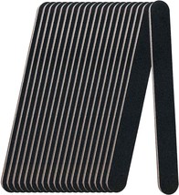 20 Pack 100/180 Grit Nail Files Black Professional Reusable Emery Boards... - $286.41 MXN