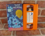 Blues Clues Play Along With Blue Blues Birthday VHS - £10.31 GBP