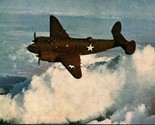 Vtg Postcard Kodachrome Color Card Lockheed Ventura Bomber C107 Eric Mil... - $24.70