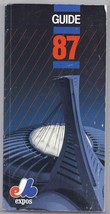 1987 Montreal Expos media guide - $24.16