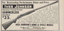 1937 Print Ad Iver Johnson Hammerless Double Barrel Shotguns Fitchburg,MA - £8.29 GBP