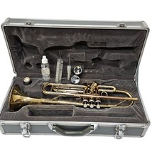 Vintage Suzuki Musique MCT-1 Trumpet With Case &amp; Mouthpiece - Musical Instrument - £77.84 GBP