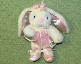 1996 Anco Ballerina Bunny Vintage Plush Doll Stuffed Animal Pink Tutu White Toy - £8.95 GBP