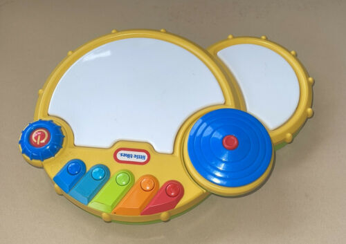 Little Tikes PopTunes Drum Set Cymbal Bass Electronic Musical Toy EUC - $12.99