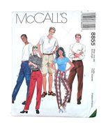 McCalls Sewing Pattern 8855 Pants Shorts Unisex Adult Size 44-46 - $9.59