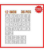 Lightweight and Safe 36-Pc Stencil Set for Crafting, Art, and Signage Pr... - $801.68 MXN