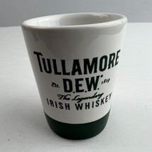 Tullamore Dew The Legendary Irish Whiskey Est 1829 Shot Glass Ceramic RARE Logo - £13.21 GBP