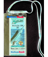 MLB Florida Marlins Opening Day 1996 Lanyard, Lace and Game Ticket - Vin... - £3.56 GBP