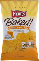 Herr&#39;s Baked Potato Crisps- Cheddar &amp; Sour Cream (4 Bags) - £29.39 GBP