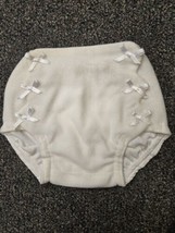 Vintage Unbranded/Tagless Cloth Diaper Cover with Snaps &amp; Bows, 14-18&quot; W... - $10.80