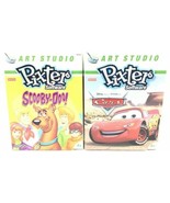 Lot of 2 Fisher Price Pixter Software CARS & SCOOBY-DOO - ART STUDIO Age 4+ New - $12.25