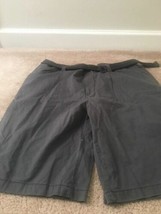 Burnside Men&#39;s Big &amp; Tall Gray Shorts Pockets Zip Belted Size 40  - £41.94 GBP