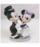 Walt Disney Attractions Collectible Mickey &amp; Minnie Dancing Figurine Rar... - $1,667.77 MXN