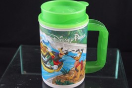 Disney Parks Rapid Fill Cup Travel Mug Mickey Minnie Goofy Pluto Donald ... - $18.69