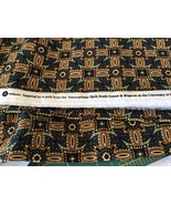4 yds. Andover Fabrics by Kathy Hall Patt#8045, Brown, Black, Green, Gol... - £21.79 GBP