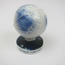 Vintage 1964-1965 New York Worlds Fair NYWF Porcelain Unisphere Globe Blue RARE - £199.79 GBP