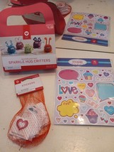 Target Valentine Stickers and Set for building Hug Critter&#39;s 2011 Valentines - £11.10 GBP